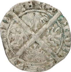 Halve Groot. Henegouwen. Valenciennes. Willem III. ND (1356 - 1389). VF