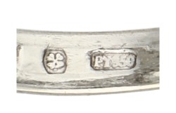 Platina rozet ring bezet met ca. 1.70 ct. diamant