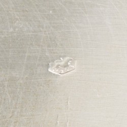 Broodmand, Fa. Dahlia, Amsterdam 1929, zilver.