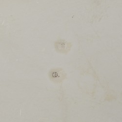 Art Deco jardinière, Delheid Frères, Brussel ca. 1930, zilver.