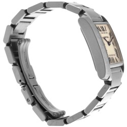 No Reserve - Cartier Tank Française 2465 - Dameshorloge.