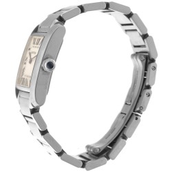 No Reserve - Cartier Tank Française 2465 - Dameshorloge.