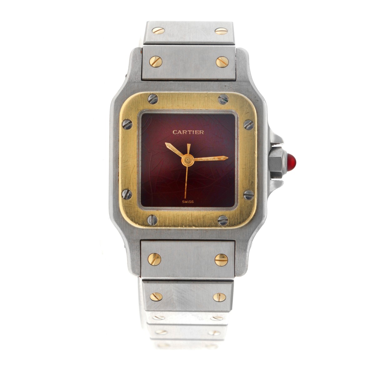 No Reserve - Cartier Santos Spider Dial 090237298 - Dameshorloge.