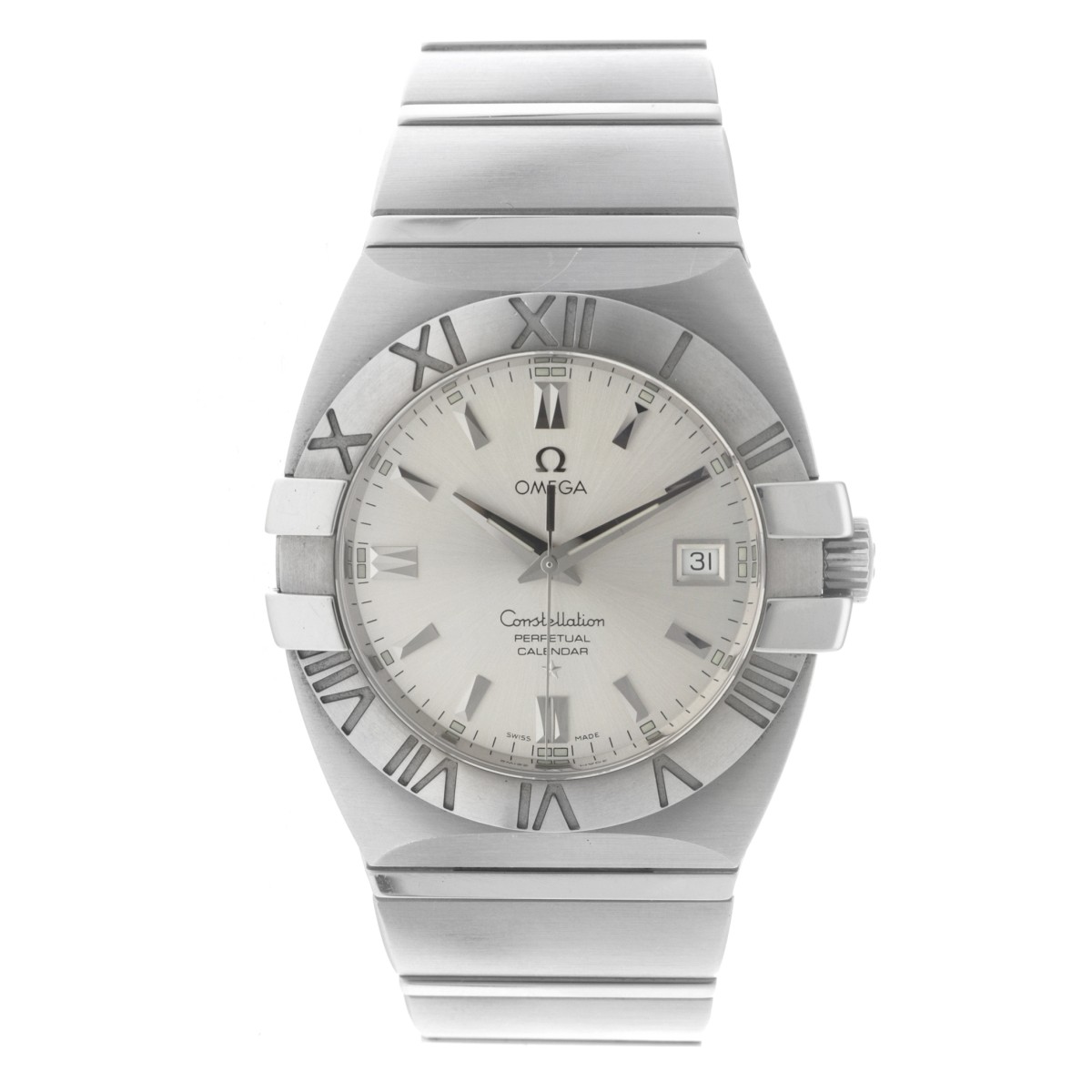 No Reserve - Omega Constellation Perpetual Calender 396.1203 - Herenhorloge.