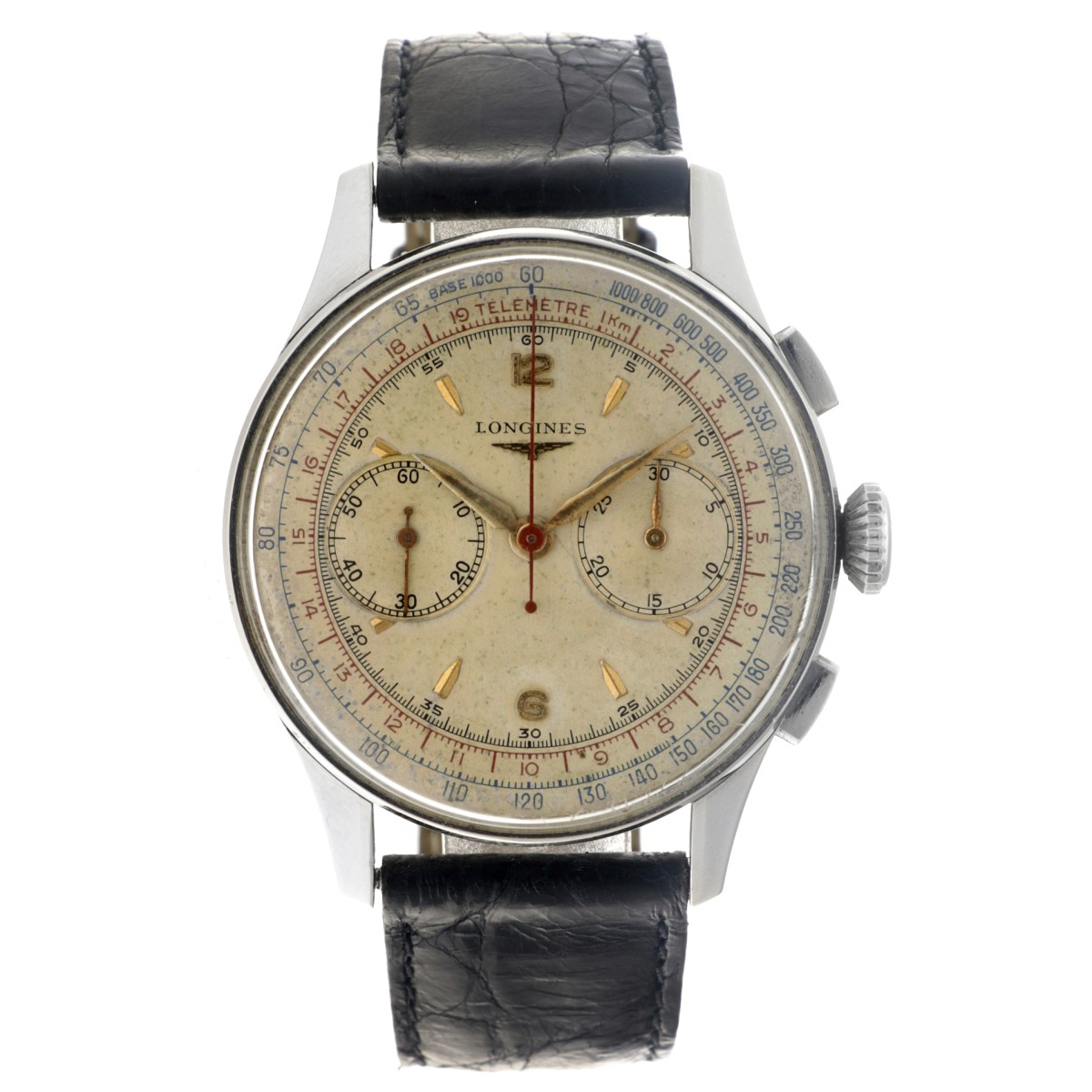No Reserve - Longines Flyback Chronograph "30CH" 5982-5 - Herenhorloge - ca. 1955.