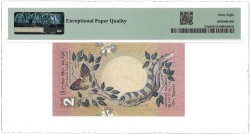 Sri Lanka. 2 Rupees. Banknote. Type 1979. Type Top pop. - PMG 68EPQ