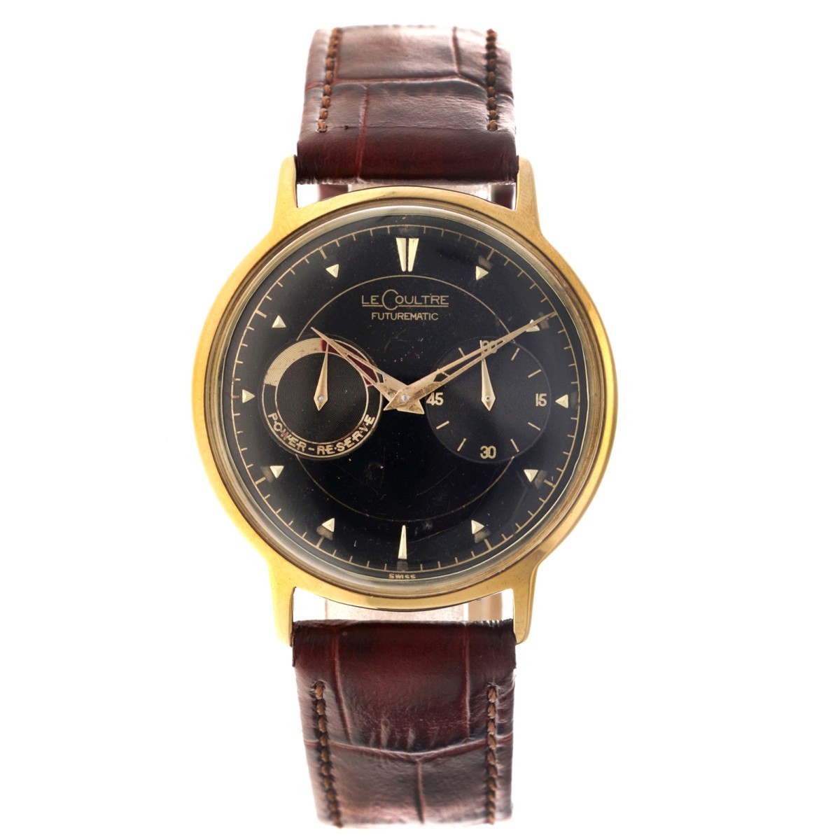 No Reserve - Jaeger-LeCoultre Futurematic (18K.) - Heren horloge