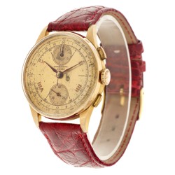 No Reserve - Chronograph Suisse 18K. - Heren horloge