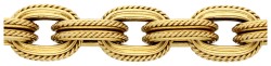 18K geelgouden anker schakelarmband