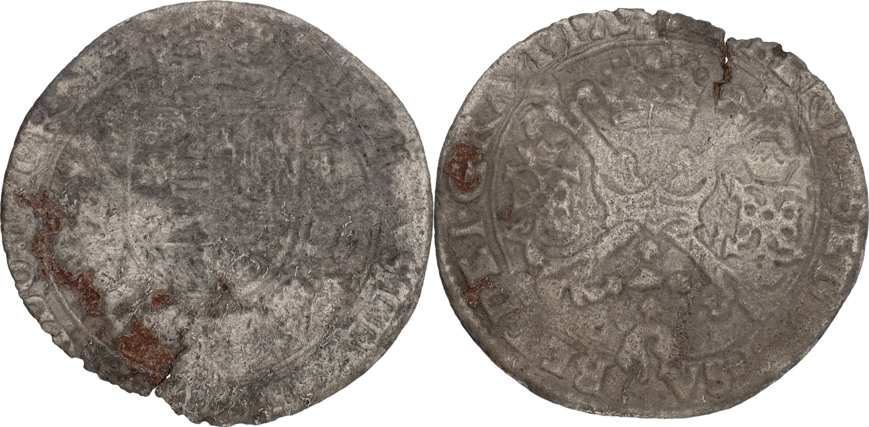 Kwart Patagon. Brabant. Albert & Isabella. 1617. F.