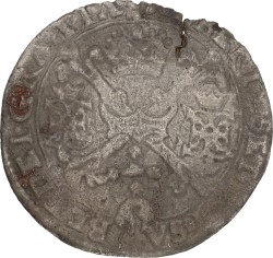 Kwart Patagon. Brabant. Albert & Isabella. 1617. F.