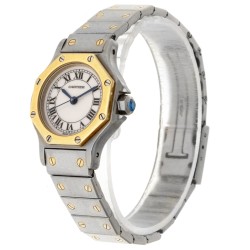 No Reserve - Cartier Santos Octagon 0907 - Dames horloge