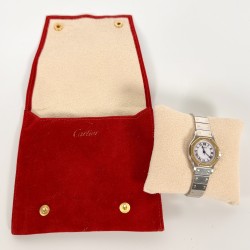 No Reserve - Cartier Santos Octagon 0907 - Dames horloge