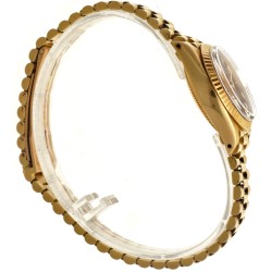 No Reserve - Rolex Datejust 18K. 'Red Vignette' 6917 - Dames horloge - ca. 1983.
