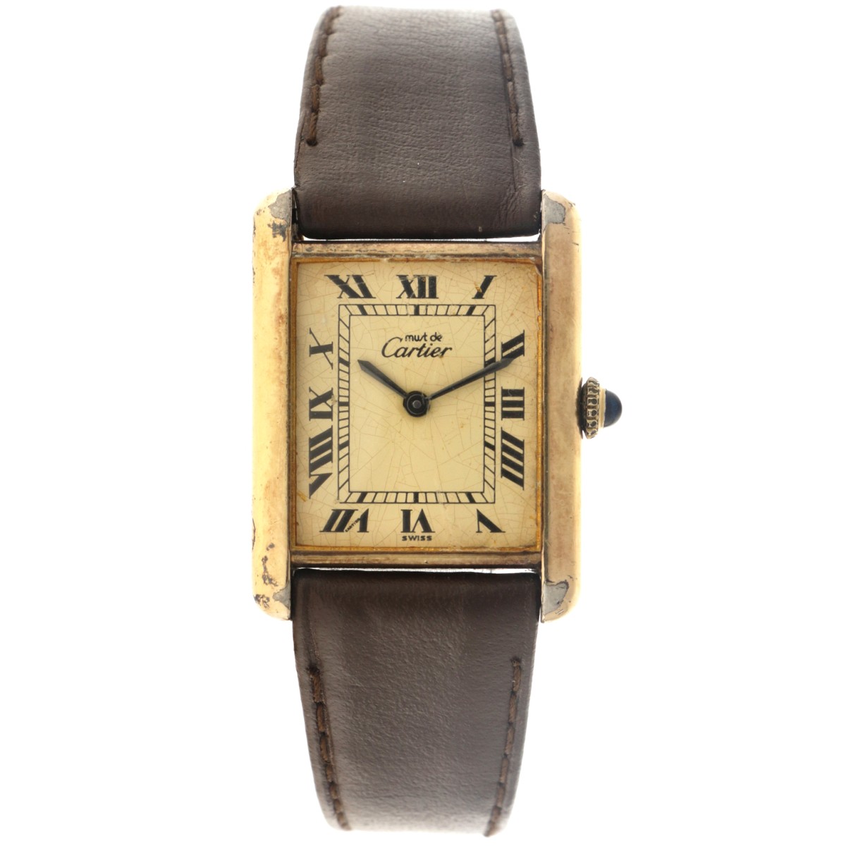 No Reserve - Cartier Must de Cartier Tank - Heren horloge