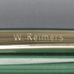 Montblanc Meisterstück  Solitaire Nikolai I balpen goud verguld / malachiet.