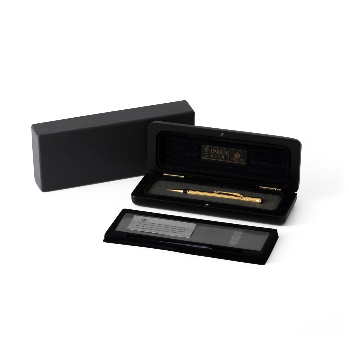 Parker Duofold MKII balpen verguld