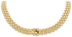 Chopard 18K geelgouden collier happy diamonds