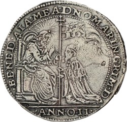 Italian States. Venice. Marino Grimani. Ossella. 1596. VF.