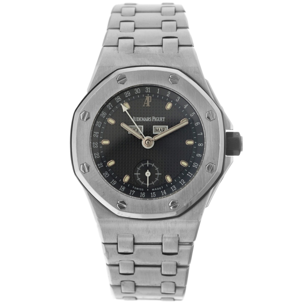 Goudwisselkantoor auction: No Reserve - Audemars Piguet Royal Oak Offshore Triple Calendar Date 25807ST - Men's watch.