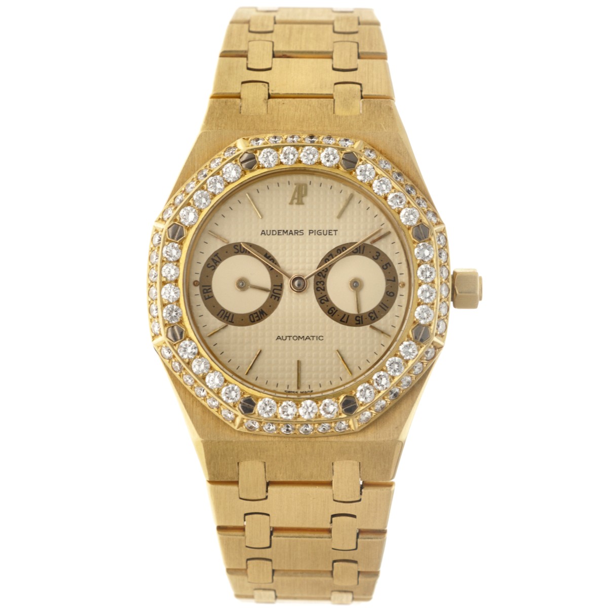Goudwisselkantoor auction: Audemars Piguet Royal Oak Day-Date 18K. 'Owl' 25572BA - Heren horloge.