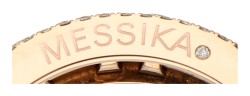 Messika 18K roségouden 'Baby Move Pavé' ring bezet met ca. 0.23 ct. diamant