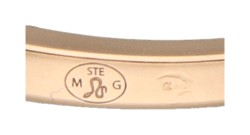 Messika 18K roségouden 'Baby Move Pavé' ring bezet met ca. 0.23 ct. diamant