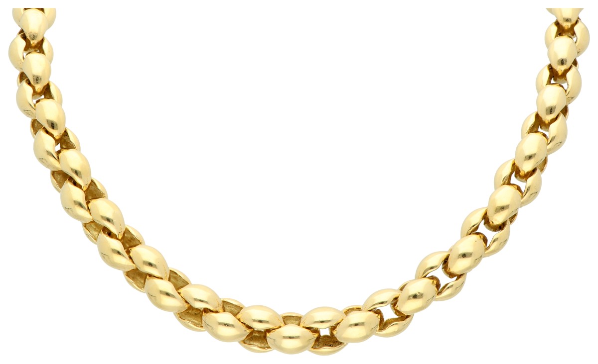 Pomellato 18K geelgouden schakelcollier