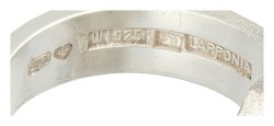 Lapponia sterling zilveren 'Shuttle' ring