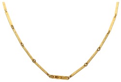Lapponia 14K geelgouden Lapponia 'Golden Tree' collier door Björn Weckström