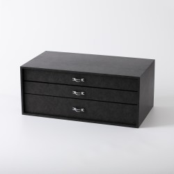 Chippendale bestekcassette (136), M.J. Gerritsen, Zeist 1980, zilver