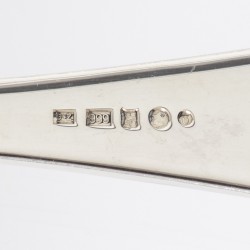Chippendale bestekcassette (136), M.J. Gerritsen, Zeist 1980, zilver