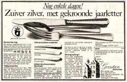 Chippendale bestekcassette (136), M.J. Gerritsen, Zeist 1980, zilver