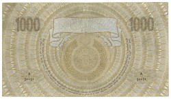 Nederland. 1000 Gulden. Bankbiljet. Type 1919.  R. - Zeer Fraai