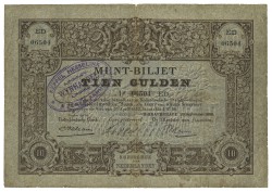 Nederland. 10 Gulden. Bankblijet. Type 1878.  R. - Fraai / Zeer Fraai