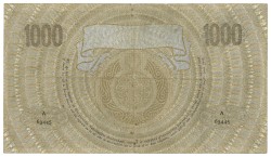 Nederland. 1000 Gulden. Bankbiljet. Type 1919. Type Grietje Seel. - Zeer Fraai.