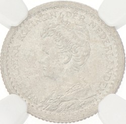 10 Cent. Wilhelmina. 1917. AU 58