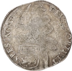 Daalder van 30 stuiver. West-Friesland. N.D. (afgesleten). F +