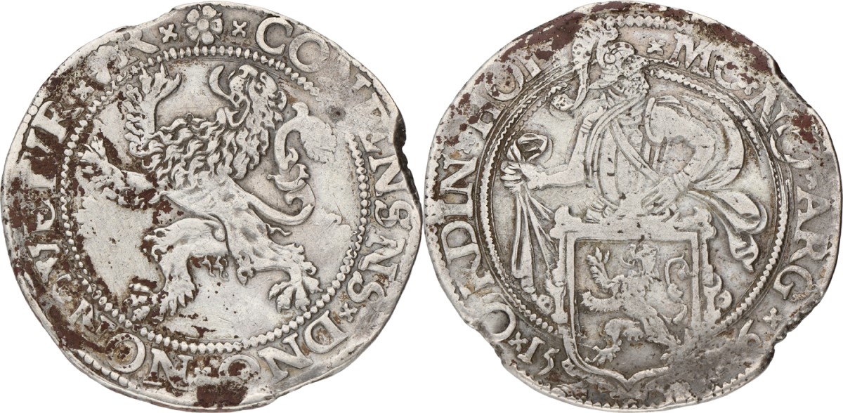 Leeuwendaalder op Hollandse muntvoet. Holland. 1576. VF +
