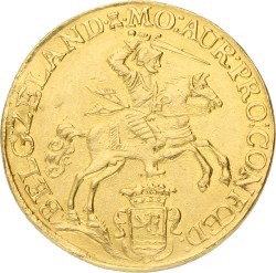 Gouden rijder van 14 gulden. Zeeland. 1760. VF