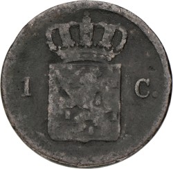 1 Cent. Willem I. 1830 U. F