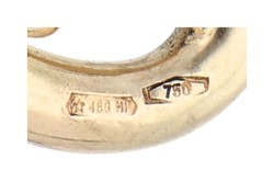 Pomellato 18K Victoria hanger met jet