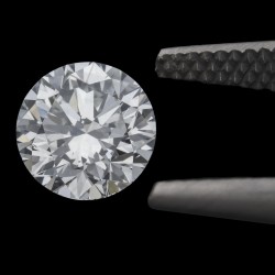 1.33 ct. Round brilliant HRD certified natural diamond