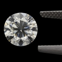 1.67 ct. Round brilliant HRD certified natural diamond