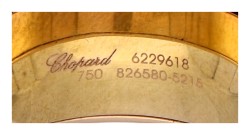 Chopard 18K roségouden Chopardissimo ring bezet met diamant