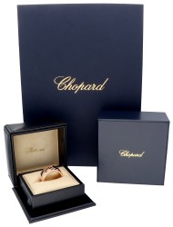 Chopard 18K roségouden Chopardissimo ring bezet met diamant
