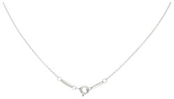 Elsa Peretti voor Tiffany & Co sterling zilveren Eternal circle collier