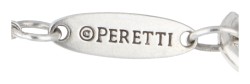 Elsa Peretti voor Tiffany & Co sterling zilveren Eternal circle collier