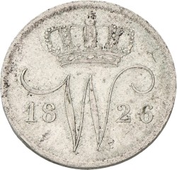 10 Cent. Willem I. 1826 U. VF