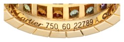 Cartier Lanières  18K geelgouden ring bezet met ca. 5.50 ct. diverse edelstenen